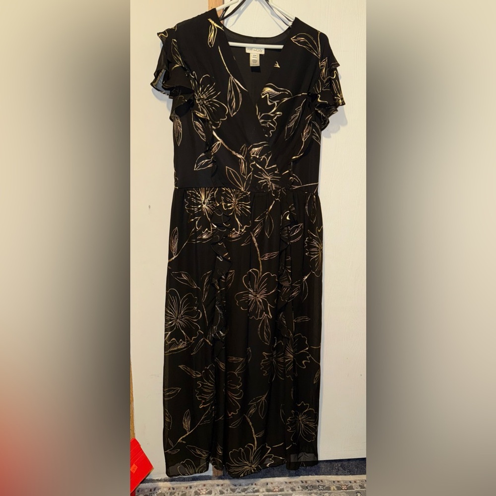FLORAL maxi dress